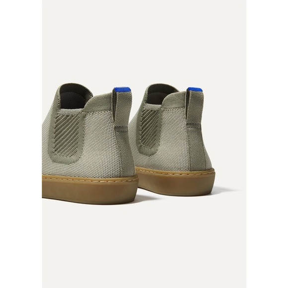 Rothy's The Chelsea Light Sage Green Ankle Boot High Top Sneakers Size 7 NWOT - Picture 3 of 10